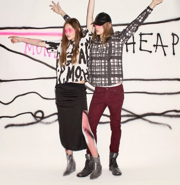 Edgy and Punk Cheap Monday Spring 2014 Youthwear Lookbook