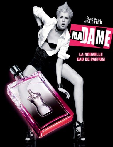 Jean Paul Gaultier relauched Ma Dame in an EDP with Agyness Deyn