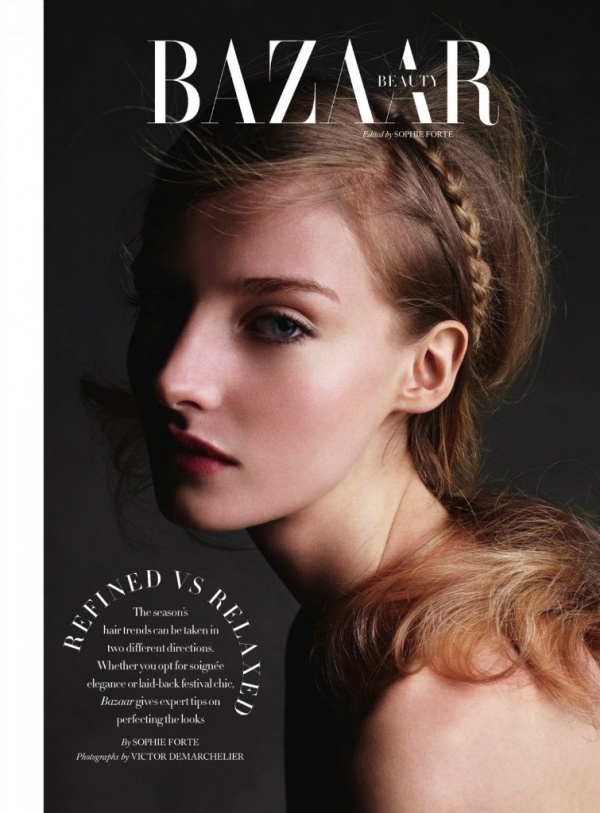 Cùng cập nhật những kiểu tóc duyên dáng nhất với Amanda Norgaard và Magdalena Langrova trên tạp chí Harper’s Bazaar Anh tháng 6/2013. [PHOTOS] - Amanda Norgaard - Magdalena Langrova - Tóc - Thư viện ảnh