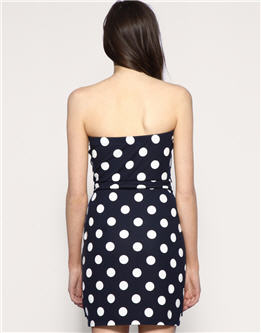 ASOS Spot Bow Ponti Dress - ASOS - Women's Wear - Dress