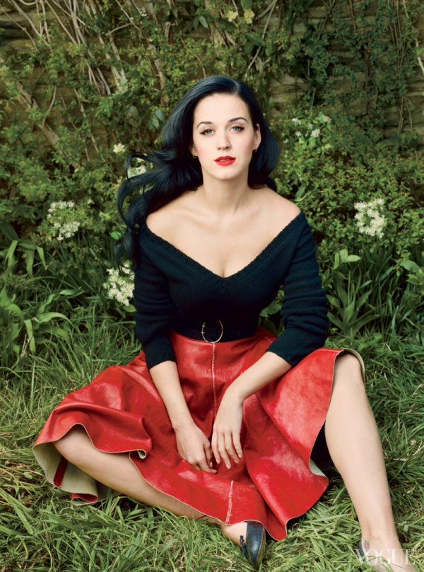Katy Perry nồng nàng say đắm trên bìa tạp chí Vogue US tháng 7/2013. - Katy Perry - Vogue US - Phong cách sao - Tin thời trang