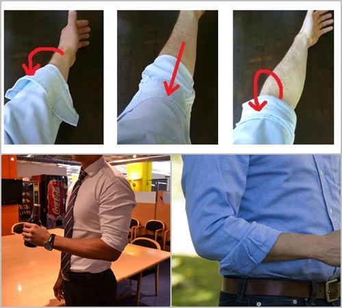 แบบไหนเหมาะกับคุณ  3 สไตล์วิธีพับแขนเสื้อให้ดูดี