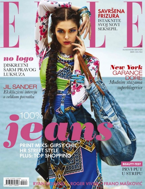Anna Maria Cajner xinh đẹp trên Elle Croatia tháng 5