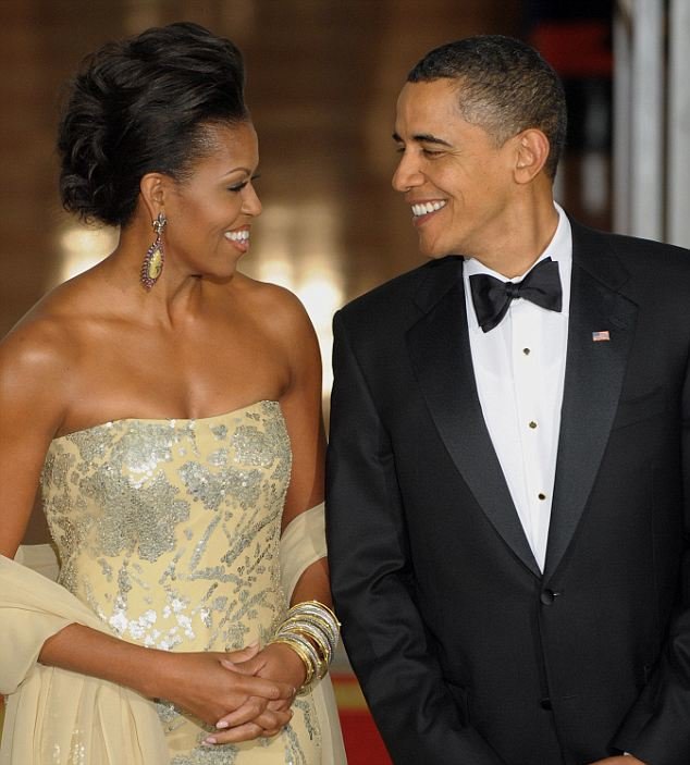 Michelle Obama and a nude scandal: Does her champagne-colour dress highlight racial bias in fashion?