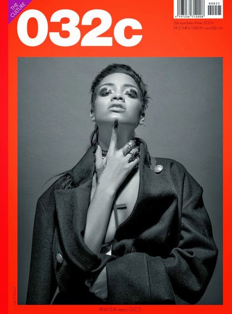 Rihanna Covers 032c Magazine Fall / Winter 2013 Issue