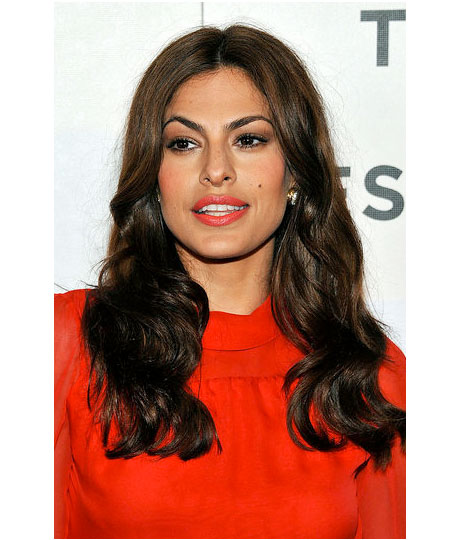 Eva Mendes's Red Gucci Dress - Gucci - Eva Mendes - Fashion - Dress - Women's Wear