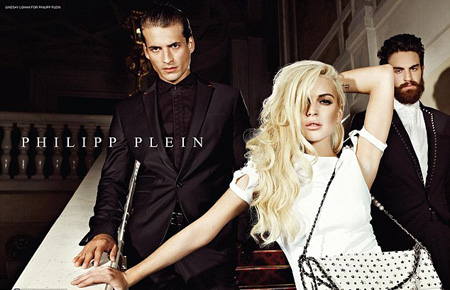 Lindsay Lohan ถ่ายแบบแฟชั่น Spring / Summer 2012 by Philip Plein - นางแบบ