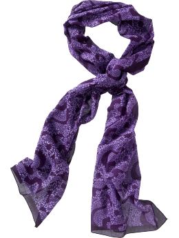 Lightweight floral scarf - Gap - Scarf - Scarves - Accessory