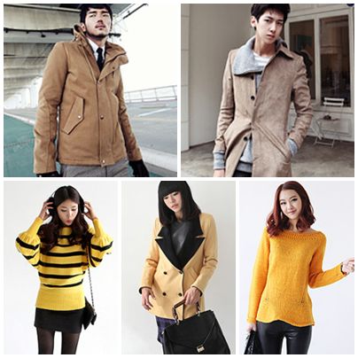 แฟชั่น เสื้อกันหนาวหนุ่มสาว  7 วัน 7 สี - เสื้อกันหนาว - ตามวัน - 7 สี