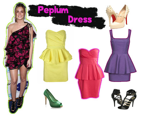 แฟชั่นเรียบหรู อวดชายเสื้อสวย สไตล์  Peplum - แฟชั่นเสื้อผ้า - Peplum - วงการแฟชั่น - เดรส - Victoria Beckham - ปิดหน้าท้อง
