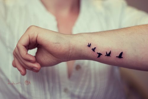 Ptice - tatoo dizajn