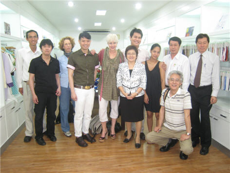 Erawan Textile in Saha group Welcomes International Media During BIFF & BIL 2010 - Erawan - BIFF & BIL 2010
