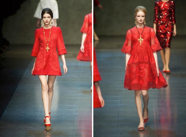 ความอลังการ!! Dolce&Gabbana Gets Regal, Religious for Fall 2013 - แฟชั่นคุณผู้หญิง - เทรนด์ใหม่ - แฟชั่นโชว์ - Dolce&Gabbana