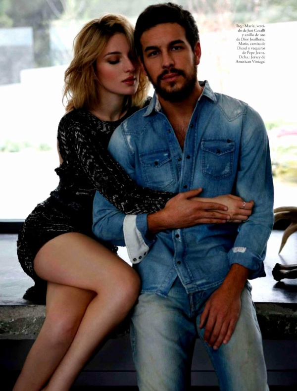 Maria Valverde & Mario Casas tình tứ trên tạp chí Elle Tây Ban Nha tháng 7/2013. - Maria Valverde - Mario Casas - Phong cách sao - Tin thời trang - Elle