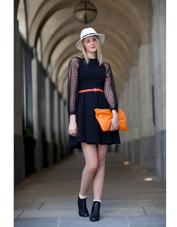 Street Styl Spring 2012: London Fashion Week - Women's Wear - Topshop - Dress - Fashion Week - Street Style