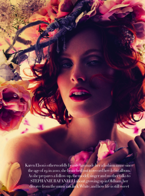Karen Elson hóa công chúa hoa ngọt ngào trên Harper's Bazaar [Photos] - Thời trang nữ - Người mẫu - Hình ảnh - Karen Elson - Tạp chí thời trang - Harper's Bazaar