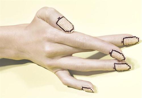Sinh động cùng nail 3D - xu hướng - Thời trang nữ - Tư vấn - Trang trí móng - Hè 2012