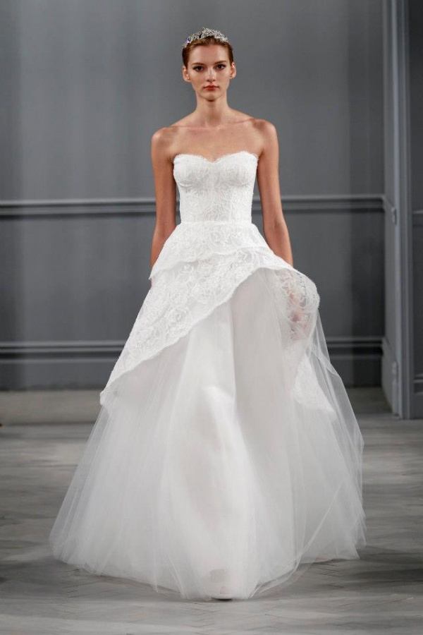 Ngọt ngào tinh tế cùng BST áo cưới 2014 của Monique Lhuillier - Monique Lhuillier - Nhà thiết kế - Bộ sưu tập - Thời trang cưới - Thời trang