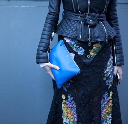 Celine Blue Bag Styles on the Street - Celine - Street Styles - Fashion - Designer - Bag