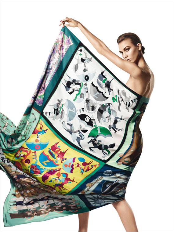 Karlie Kloss gợi cảm trên Tạp chí Harper's Bazaar [Photos] - Thời trang nữ - Thời trang - Người mẫu - Tạp chí thời trang - Tháng 04/2013 - Harper's Bazaar - Hermes