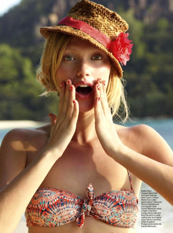 Maja Mayskar diện bikini hút mắt đón hè trên tạp chí Cosmopolitan Pháp tháng 6/2014 - Người mẫu - Tin Thời Trang - Thời trang - Hình ảnh - Thời trang nữ - Thư viện ảnh - Đi biển - Maja Mayskar - Cosmopolitan Pháp