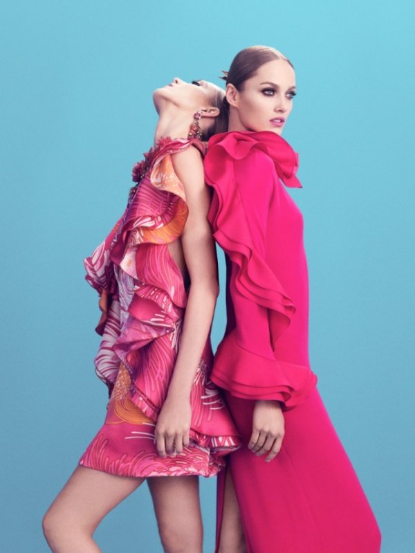 Anja Rubik és Karmen Pedaru a Gucci Style 2013-as tavaszi-nyári kiadásában [FOTÓ]