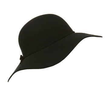 Black Oversized Floppy Hat - Hat - Accessory - Miss Selfridge