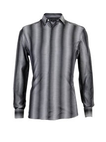 Ombre Grid Jacquard Shirt - Jaeger - Men's Wear - Shirt