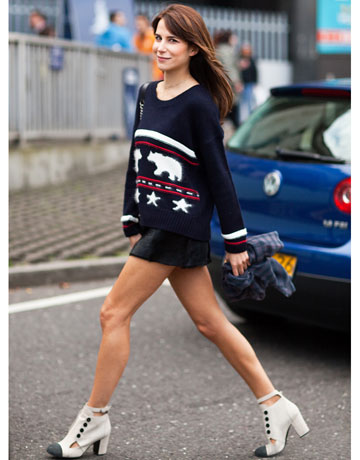 Street Styl Spring 2012: London Fashion Week - Women's Wear - Topshop - Dress - Fashion Week - Street Style