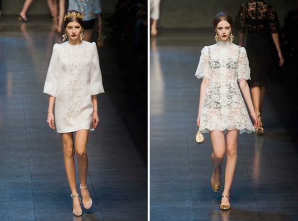 ความอลังการ!! Dolce&Gabbana Gets Regal, Religious for Fall 2013 - แฟชั่นคุณผู้หญิง - เทรนด์ใหม่ - แฟชั่นโชว์ - Dolce&Gabbana