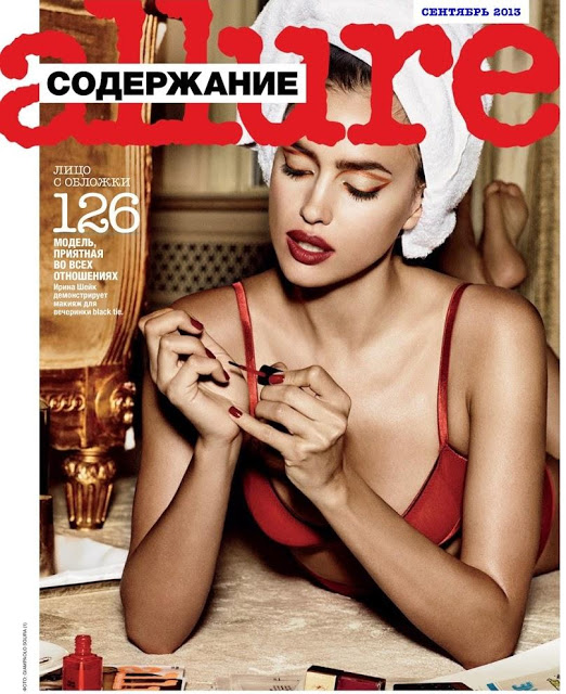 Irina Shayk Stuns Sexy Glam for Allure Russia September 2013 Issue [PHOTOS] - Irina Shayk - Allure Russia - Fashion - Fashion News