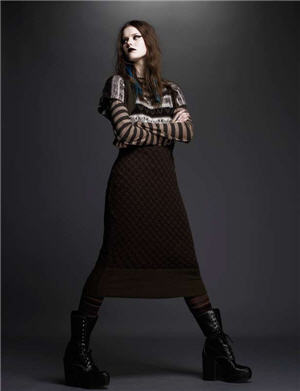 McQ by McQueen punky and patched for Fall 2010 - Alexander McQueen - McQ - Women's Wear