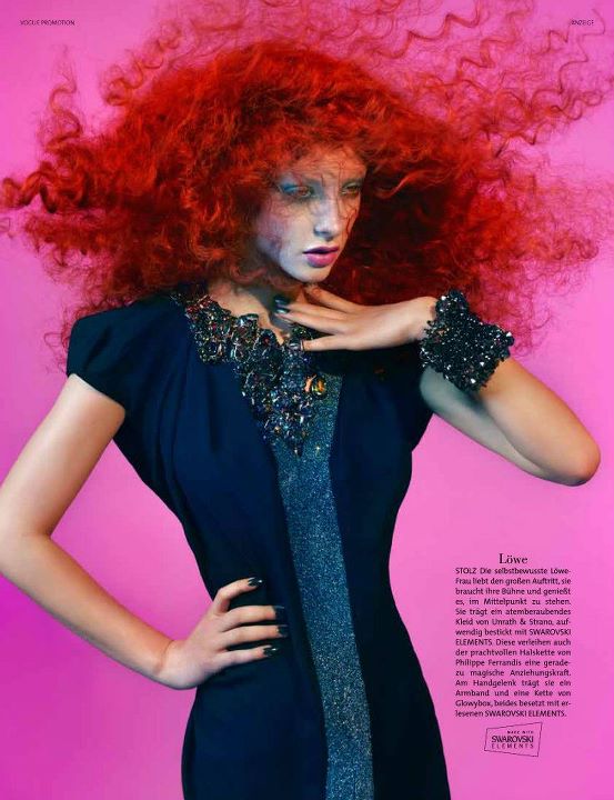 German Vogue: Girls of the Zodiac in Swarovski - Women's Wear - Fashion - Zodiac - Swarovski - German Vogue - photo