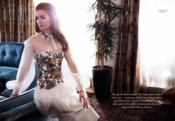Nữ hoàng Gatsby Isla Fisher trên tạp chí Harper’s Bazaar Úc tháng 6-7/2013. - Isla Fisher - The Great Gatsby - Phong cách sao - Tin thời trang