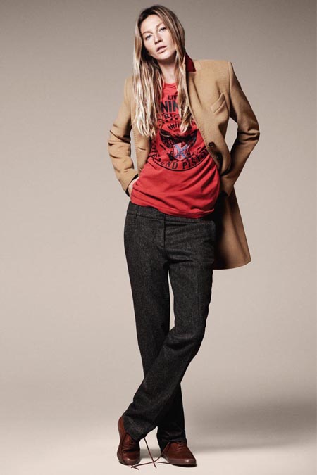Gisele Bundchen - Esprit's New Face Models Fall/Winter 2011/2012 Campaign - Esprit - Women's Wear - Model