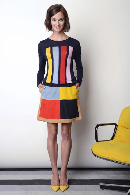 Phong cách color-block trong BST Resort 2014 của Lisa Perry - Lisa Perry - Bộ sưu tập - Thời trang nữ - Resort 2014