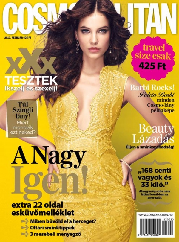 Beautiful Barbara Palvin Covers Cosmopolitan Hungary February 2013 - Barbara Palvin - Cosmopolitan - Model - Fashion News