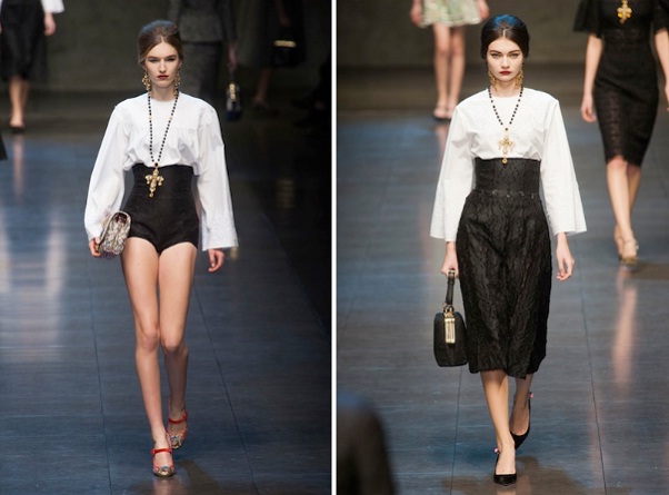 ความอลังการ!! Dolce&Gabbana Gets Regal, Religious for Fall 2013 - แฟชั่นคุณผู้หญิง - เทรนด์ใหม่ - แฟชั่นโชว์ - Dolce&Gabbana