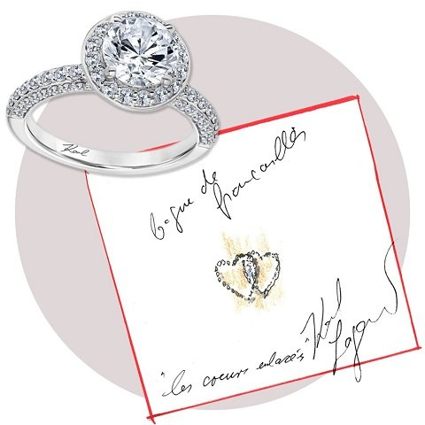 Karl Lagerfeld ออกแบบแหวนหมั้น