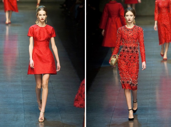 ความอลังการ!! Dolce&Gabbana Gets Regal, Religious for Fall 2013 - แฟชั่นคุณผู้หญิง - เทรนด์ใหม่ - แฟชั่นโชว์ - Dolce&Gabbana
