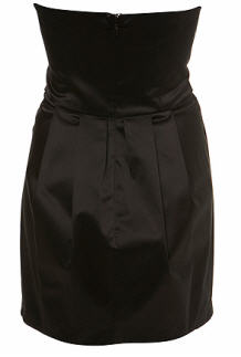 Black and Cream Satin Dress - Miss Selfridge - Dress - Women's Wear