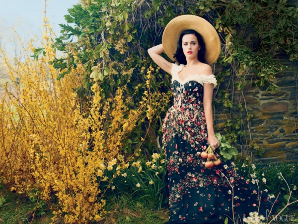 Katy Perry nồng nàng say đắm trên bìa tạp chí Vogue US tháng 7/2013. - Katy Perry - Vogue US - Phong cách sao - Tin thời trang