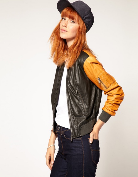 Jacket phong cách bóng chày cho nàng thể thao - Thời trang nữ - Jacket