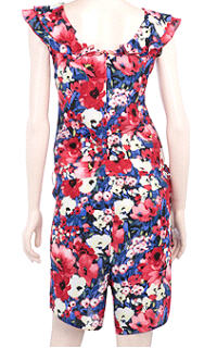 Multi poppy print playsuit - Playsuit - Dorothy Perkins - Women's Wear