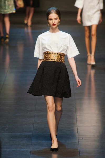 ความอลังการ!! Dolce&Gabbana Gets Regal, Religious for Fall 2013 - แฟชั่นคุณผู้หญิง - เทรนด์ใหม่ - แฟชั่นโชว์ - Dolce&Gabbana