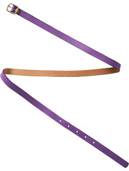 Leather skinny belt - Gap - Belt - Accessory