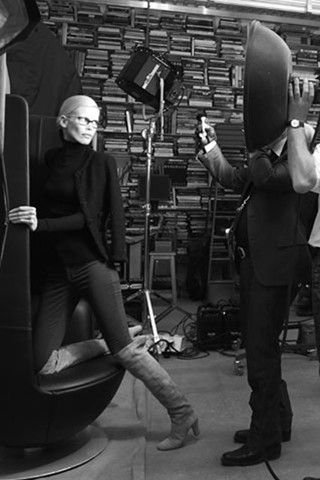 Behind the Scenes with Claudia Schiffer for Chanel - Eyewear - Model - Claudia Schiffer
