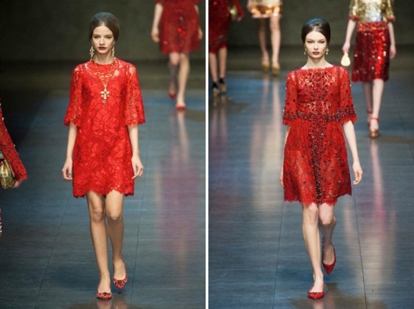 ความอลังการ!! Dolce&Gabbana Gets Regal, Religious for Fall 2013 - แฟชั่นคุณผู้หญิง - เทรนด์ใหม่ - แฟชั่นโชว์ - Dolce&Gabbana