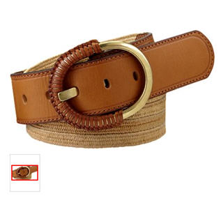 Stretch Wrap Buckle Belt - Fossil - Belt - Accessory