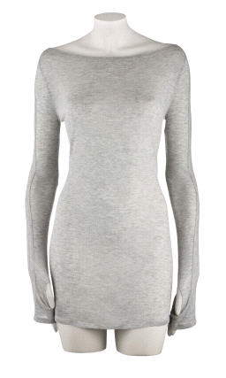 Long Sleeve Boatneck W/ Binding Detail - Alexander Wang - Women's Wear